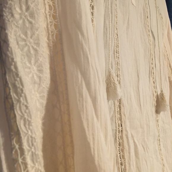 RESERVED FOR TRADE Spell and The Gypsy Collective  Loves Me Not Blouse Ivory S - Picture 6 of 7